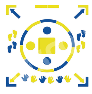 Jeu de marqueurs d'agilité pour le marquage au sol pour les obstacles d'agilité - Product Image 2