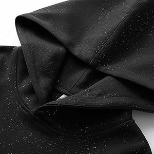 Sudadera con capucha de diamantes de imitación personalizada Unisex Sparkle Pullover Hoodies Men Club Party Venta al por mayor haga su pedido según su demanda - Product Image 3