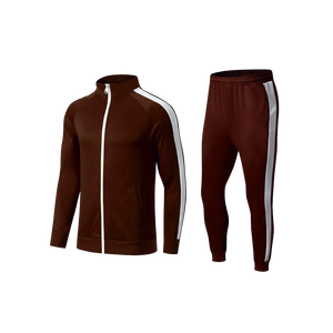 Ensemble de survêtements respirants 100% coton solides décontractés pour l'hiver pour hommes - Product Image 4
