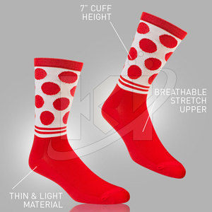 Chaussettes de cyclisme nouveau design vente en gros de chaussettes de cyclisme unisexes chaussettes de cyclisme aux couleurs personnalisées pour adultes - Product Image 5