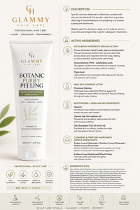 Crema Exfoliante Profesional para el Cuero Cabelludo Glammy Beauty, 200 ml, Limpieza Profunda, Anticaspa, Control de Grasa - Product Image 2