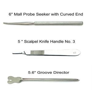 Kit de Disección Avanzado para Estudiantes de Medicina y Biología con Mango de Bisturí - 11 Cuchillas - Estuche - Laboratorio Veterinario - Product Image 5