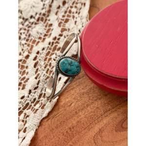 Dave Skeets Fashion <b>Cuff</b> <b>Bracelet</b> Handcrafted with Turquoise & Sterling <b>Silver</b> - Product Image 3