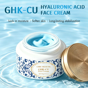 Suero Facial Coreano OEM ODM para Reafirmar y Reparar la Piel, Serie <span class=keywords><strong>de</strong></span> Péptidos <span class=keywords><strong>de</strong></span> Cobre Azul GHK-Cu con Ácido Hialurónico, Estimula el Colágeno - Product Image 4