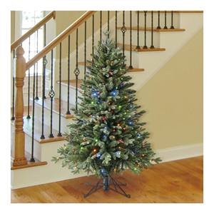Factory Wholesale HIgh Quality 120cm 150cm 180cm 210cm 240cm Pre-Lit Full PE Decorative <b>Christmas</b> <b>Trees</b> - Product Image 2