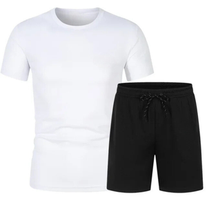 Conjunto Deportivo de Verano Transpirable y Cómodo para Hombre, Camiseta y Pantalones Cortos con Logotipo Personalizado, Alta Calidad a Precio Económico - Talla XL - Product Image 3