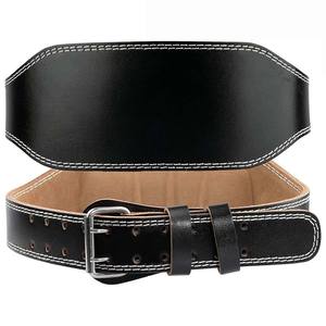 Ceinture de fitness confortable en cuir imperméable avec boucle réglable et protection professionnelle pour la salle de sport - Product Image 1
