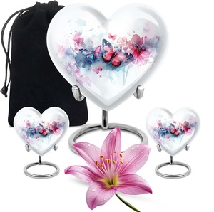 Urnes décoratives papillon-Lot de 5 (urne de 10 pouces avec urne de 3 pouces lot de 4) - Product Image 6