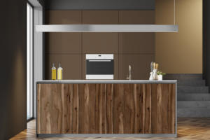 Panel HPL oscuro de nogal Ankara 8680, inodoro Exterior versátil, cocina, textura de piedra de grano de madera decorativa, madera mate brillante - Product Image 3