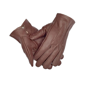 Gants d'hiver chauds de haute qualité avec manchette longue, mitaines professionnelles en cuir de vachette pour le ski et le patinage - Product Image 1