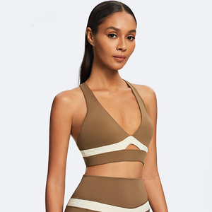 Soutien-gorge de sport réglable de haute qualité soutien moyen respirant tissu sans couture écologique avant femmes Fitness entraînement Yoga - Product Image 1