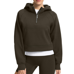 Nouveau sweat à capuche femme incroyable nouveau Style décontracté Streetwear goutte épaule chiffres respirant écologique tricoté à capuche pour l'automne - Product Image 1