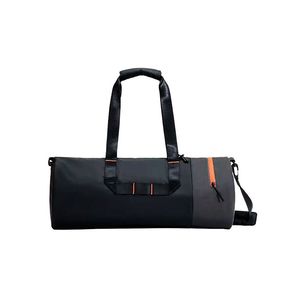 Bolsa de gimnasio deportiva unisex hecha a medida, impermeable para exteriores con cierre de cordón y cremallera, forro de nailon, logotipo personalizado impreso - Product Image 5