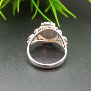 Argent sterling véritable 925 8x10mm Ovale Semi-Mount Bezel Setting Simple Band Good Ashes Resin Fill Keepsake DIY Fine Jewelry - Product Image 3