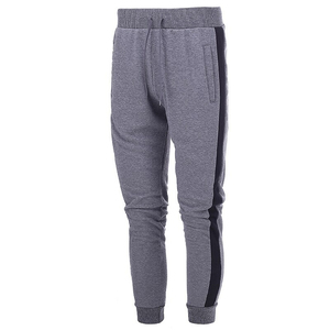 Pantalones de chándal rectos de cintura alta para hombre, pantalones de chándal informales, ropa deportiva de lona con rayas laterales, tela no tejida, deportes de Fitness - Product Image 5