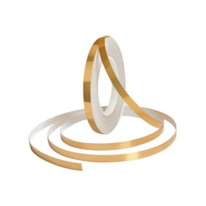 Mucit Home Gold Tile Trim Strip 1 Cm Self Adhesive 50m <b>Edge</b> Protector for Tile Grout Modern Design - Product Image 1