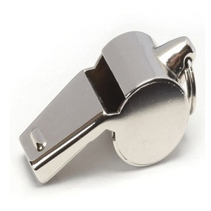 Silbato de supervivencia de emergencia de acero inoxidable y latón del fabricante para árbitros exploradores - Product Image 5