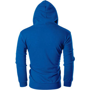 Nouveaux sweats à capuche zippés personnalisés en polaire unie vierge sweat à capuche zippé coupe carrée sweats à capuche de haute qualité pour hommes toutes les tailles - Product Image 4