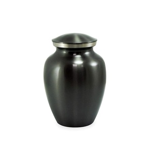 Best Selling Home Decor Cremation Urns Attractive Design Black Metal Urns Funeral Urns Keepsake Memorial Human <b>Ashes</b> Container - Product Image 1