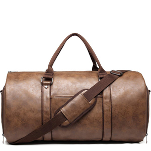 Bolsa de lona de piel sintética impermeable OEM y ODM al por mayor para mujer con cierre de cremallera para gimnasio y equipaje de viaje - Product Image 6