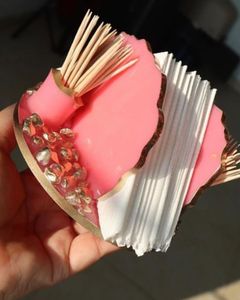 <b>TISSUE</b> QUALITY ATTRACTIVE RESIN <b>TISSUE</b> HOLDER DECORATIVE Handcrafted <b>Tissue</b> Holder <b>for</b> Dining Kitchen Use Napkin Storage Box - Product Image 1