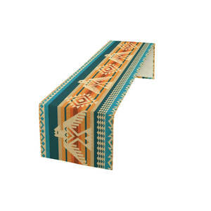 Chemin de table en coton doux écologique à imprimé floral, accessoires de cuisine brodés de style magnifique - Product Image 4