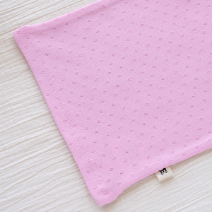Débardeur tricoté rose sans manches pour bébé fille, en coton respirant, col rond, décontracté, pour l'été, 0-24 mois - Product Image 4