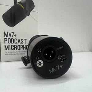 Microphone dynamique hybride <span class=keywords><strong>MV7</strong></span>+ XLR/USB avec commandes tactiles, compatibilité DSP et application, construction métallique légère pour podcasting - Product Image 2