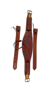 Accesorio de ropa ecuestre personalizable de piel Premium Western Horse Cinch Flank Back Girth para equitación occidental - Product Image 2