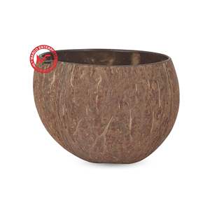 ชามกะลามะพร้าวทำมือ งานฝีมือธรรมชาติ  ชามเปลือกมะพร้าวแห้ง  ชามธรรมชาติ  ขายส่ง  ภาชนะบนโต๊ะอาหารที่ยั่งยืน - Product Image 1