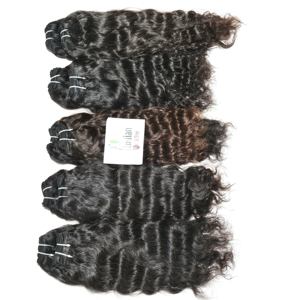 Extensions de cheveux 100% humains, bouclés, 30 pouces, non traités, vierges, cuticules alignées, ondulations indiennes, longueur - Product Image 6