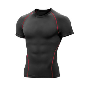 Nouvelles Chemises de Compression de Meilleure Qualité pour Hommes et Manches Courtes pour la Musculation en Salle de Sport Chemises de Compression de Haute Qualité pour l'Extérieur - Product Image 2
