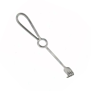 เครื่องมือผ่าตัดคุณภาพสูงชนิด Volkmann Retractor แบบ 4 ง่าม ผลิตจากเหล็กกล้าไร้สนิมแบบด้าน ใช้ซ้ำได้ รุ่น Senn Retractor - Product Image 3