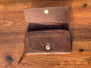 กระเป๋าคลัทช์หนังขนเฟอร์แบบตะวันตกกระเป๋าสตางค์หนังวัวเฟอร์ทำมือเป็นของขวัญสำหรับผู้หญิง - Product Image 5