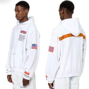 Jersey de felpa francesa gruesa de algodón de alta calidad para hombre, Sudadera con capucha, estampado personalizado, diseño de cremallera, forro polar de gran tamaño XS para otoño - Product Image 2