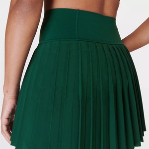 Nouvelle jupe de golf personnalisée, athlétique, taille basse, mini, avec poches, verte, jupe de tennis pour femmes, taille plus - Product Image 6