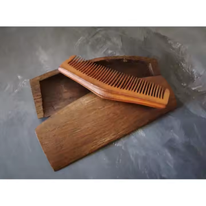 100% peine de pelo de bambú de madera con logotipo personalizado de alta calidad biodegradable ecológico natural barato para uso en hoteles o viajes disponible - Product Image 1