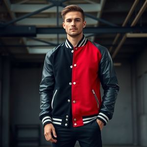 Veste universitaire fabriquée au Pakistan avec manches en polaire technique, sweat à capuche zippé, disponible dans toutes les tailles, fournisseur OEM, bons prix - Product Image 6