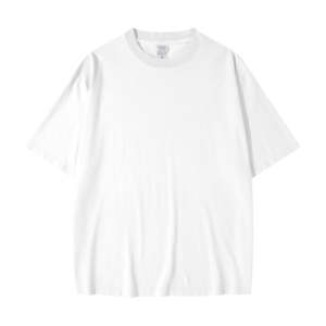 T-shirts courts surdimensionnés confortables unisexes Chemise graphique Streetwear en coton 350 g/m² avec logo Comtom imprimé 100% coton - Product Image 6