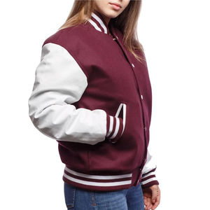 Veste universitaire pour femme en coton 100% respirant, personnalisée, avec logo sur le devant, pour l'hiver, modèle 2025 - Product Image 1