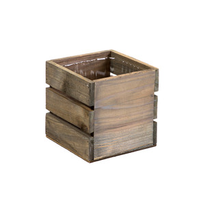WCB0005RC - Rustic Wood Wine <b>Crate</b> Box - 5 - Product Image 1
