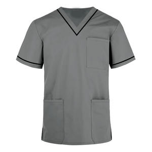 พยาบาลโรงพยาบาลสำหรับผู้ชายคุณภาพสูงผ้าโพลีเอสเตอร์ถักสวมใส่ง่ายมีทุกสีและขนาดขายส่ง - Product Image 1