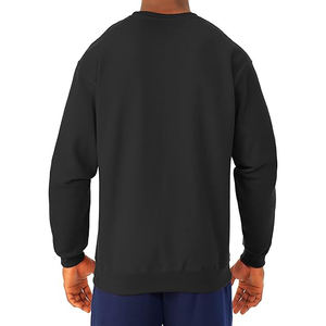 Sweat-shirt polaire à col rond pour homme, 100 % coton, manches longues, avec logo personnalisé, fournisseur en gros, couleur personnalisée, marque privée - Product Image 3
