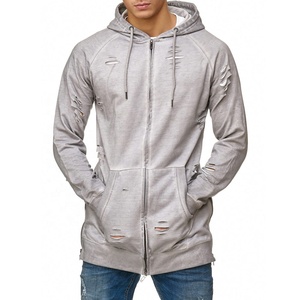 Sweat-shirt à capuche personnalisé pour homme, vêtement de sport surdimensionné, deux pièces - Product Image 1