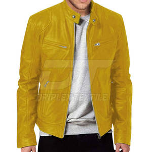 Chaqueta de cuero para hombre al por mayor Nueva llegada Top Trending Chaqueta de invierno de calidad superior del precio bajo Chaqueta de cuero para hombre - Product Image 1