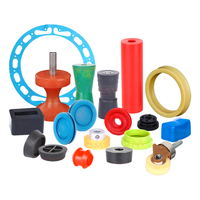 Pieza de Plástico de Poliuretano Personalizada de Fábrica, Bujes de Elastómero de Poliuretano Termoplástico, Producto de Goma No Estándar