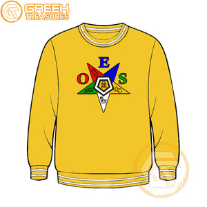 Commande personnalisée de l'étoile de l'Est sweat-shirt brodé en molleton de coton pull de haute qualité vêtements grecs OES sweat-shirts - Product Image 6