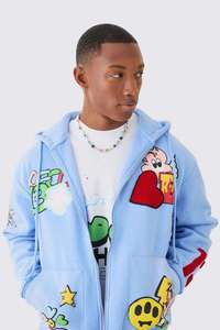 Fabricant en gros personnalisé de sweats à capuche oversize avec impression PUFF unisexe 100% coton 480GSM, sweats à capuche avec logo imprimé PUFF, vêtements pour hommes - Product Image 5