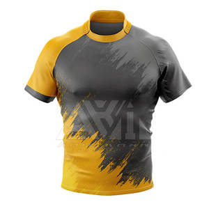 Conjuntos de Uniformes de Rugby de Fabricación Propia, Color Personalizado, Alta Calidad, 100% Poliéster, Secado Rápido, Logotipo Personalizado para Adultos - Product Image 3