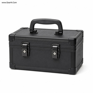 Caja de herramientas industrial de primera calidad con compartimentos, estuche con cerradura de seguridad y bolsas para municiones - Product Image 3